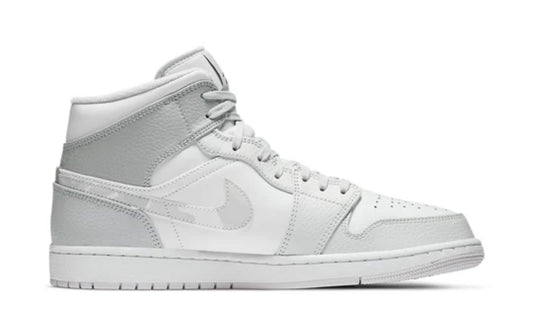 Air Jordan 1 Mid 'Swoosh Logo - Grey Camo'
