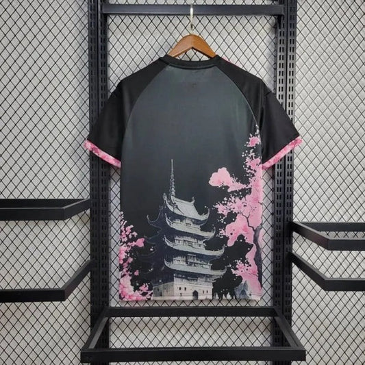 Maillot ‘Japon Black & Rose Dragon’