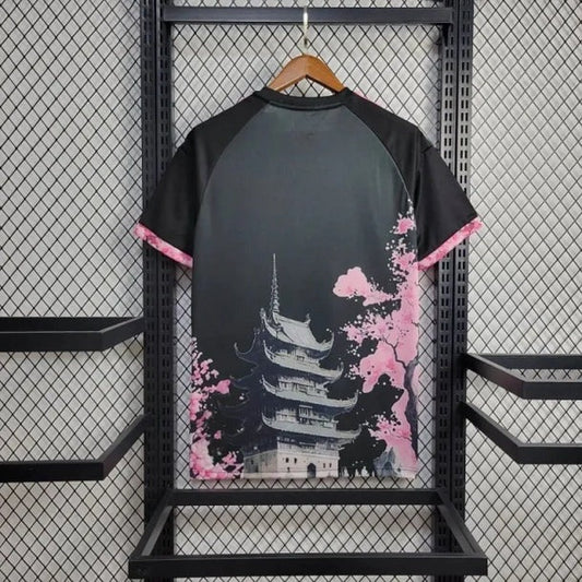Maillot ‘Japon Black & Rose Dragon’