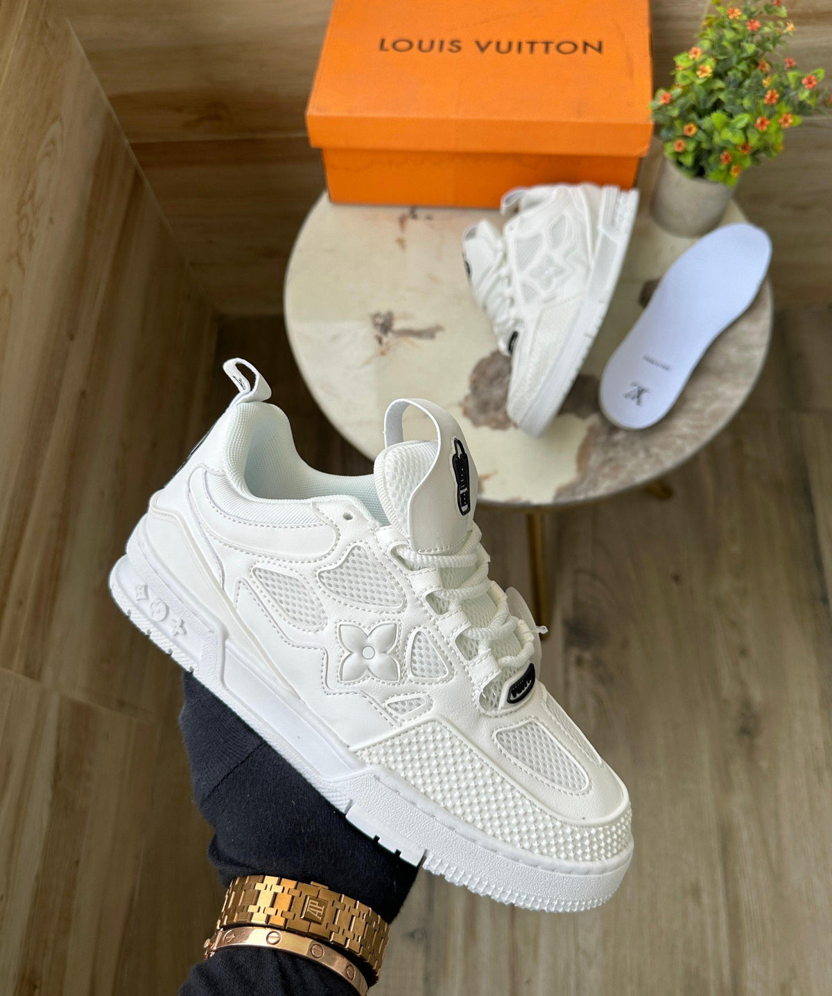 LV Skate Full White