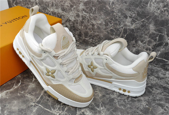 LV SKATE SNEAKER BEIGE BLANC