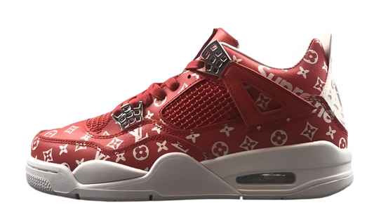 Air Jordan 4 ‘x LV Retro Blanc Rouge’