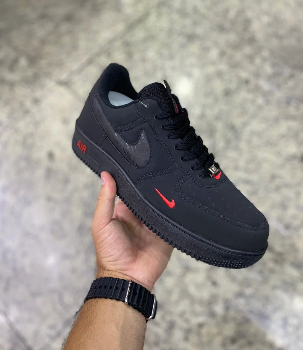 Air Force One '07 LV8 'Reflective Swoosh - Black Crimson'