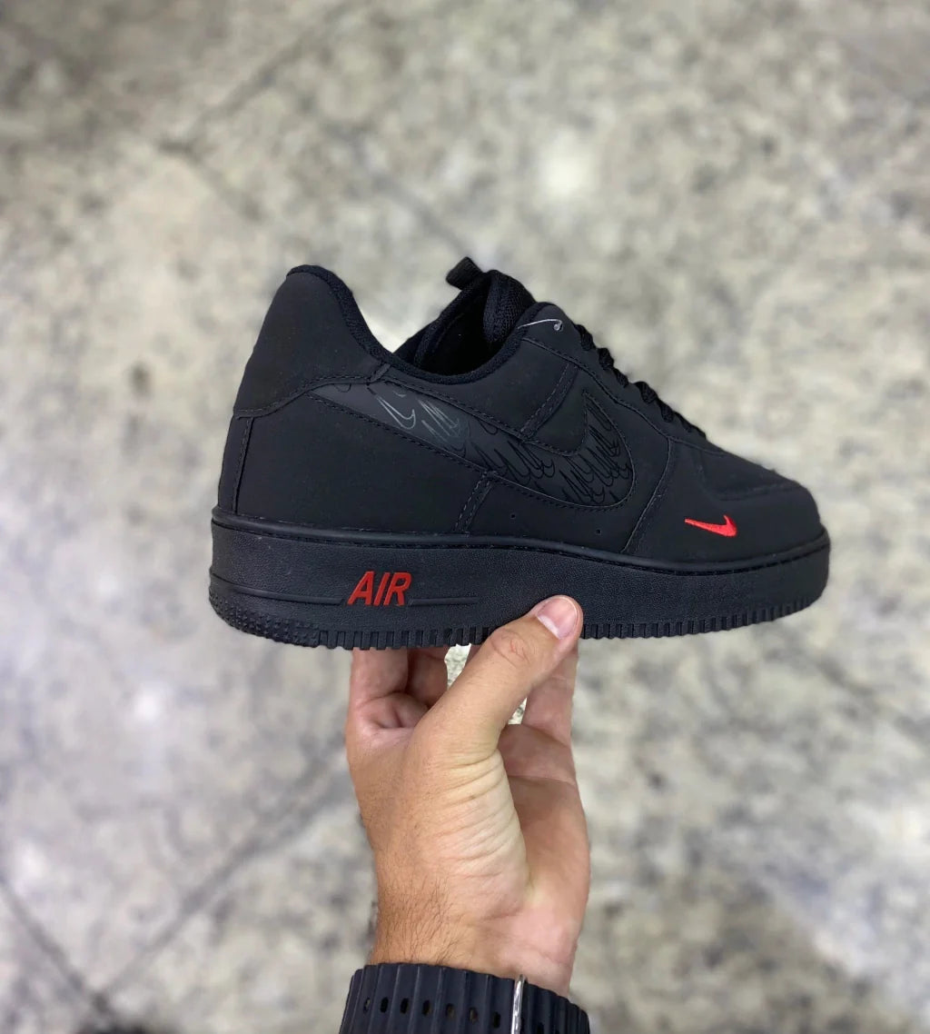 Air Force One '07 LV8 'Reflective Swoosh - Black Crimson'