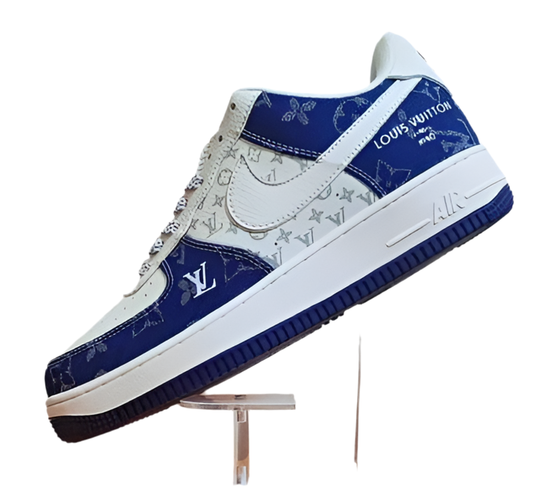 Air Force One x LV White Bleu