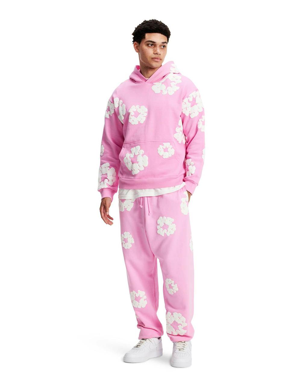 Denim Tears Cotton Wreath Tracksuit ‘Pink’
