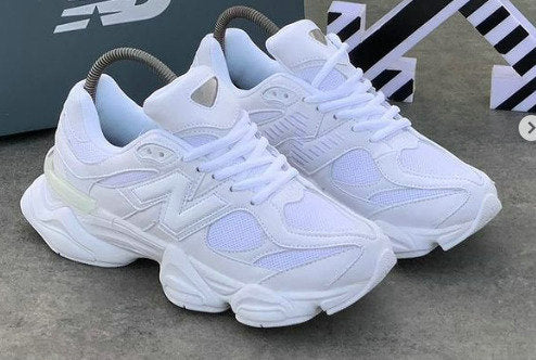 New Balance 9060 Triple Blanc