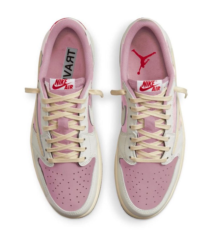 Travis Scott x Jordan Air Jordan 1 Low Pink White