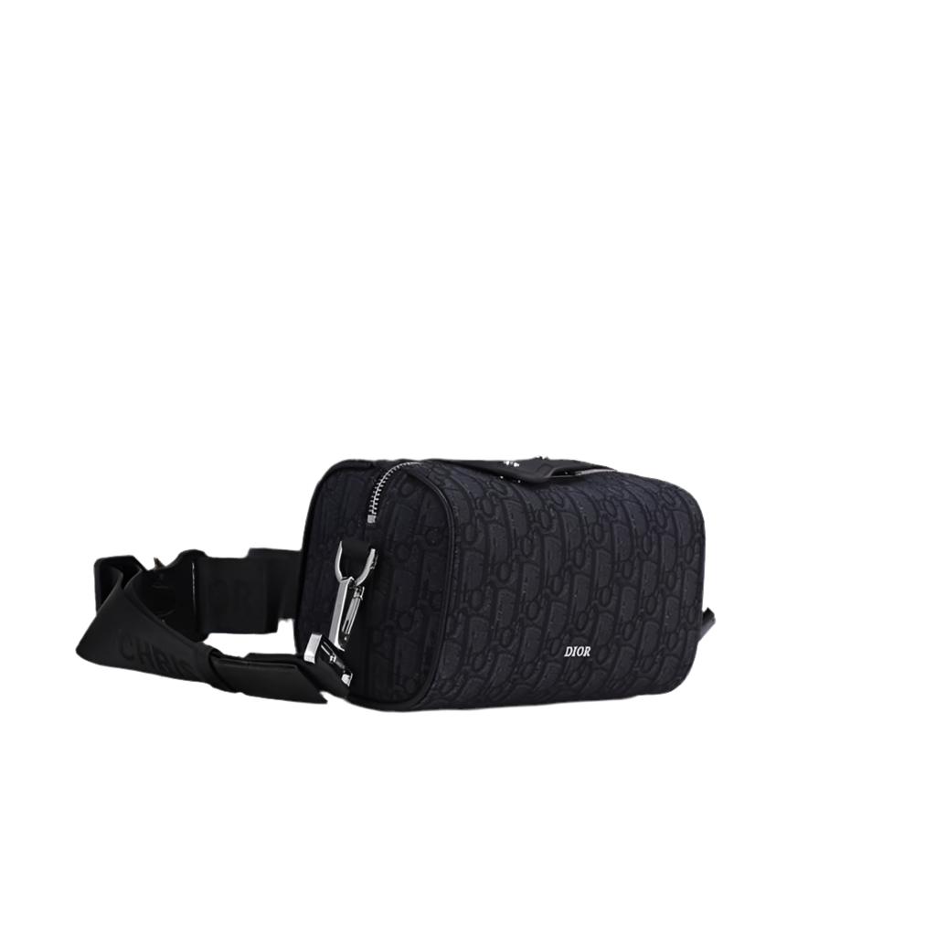 Sacoche Dior Black Oblique Canvas