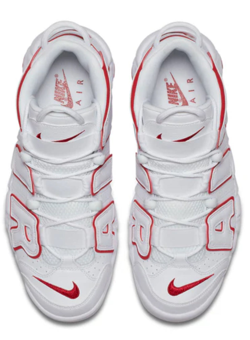 Nike Air More Uptempo 'White Varsity Red'