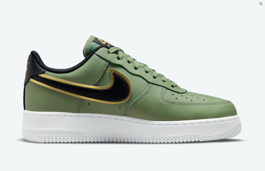 Air Force One ´Double Swoosh Olive Gold Black’