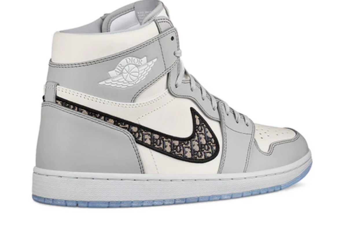 Dior x Air Jordan 1 High OG 'White Wolf Grey'