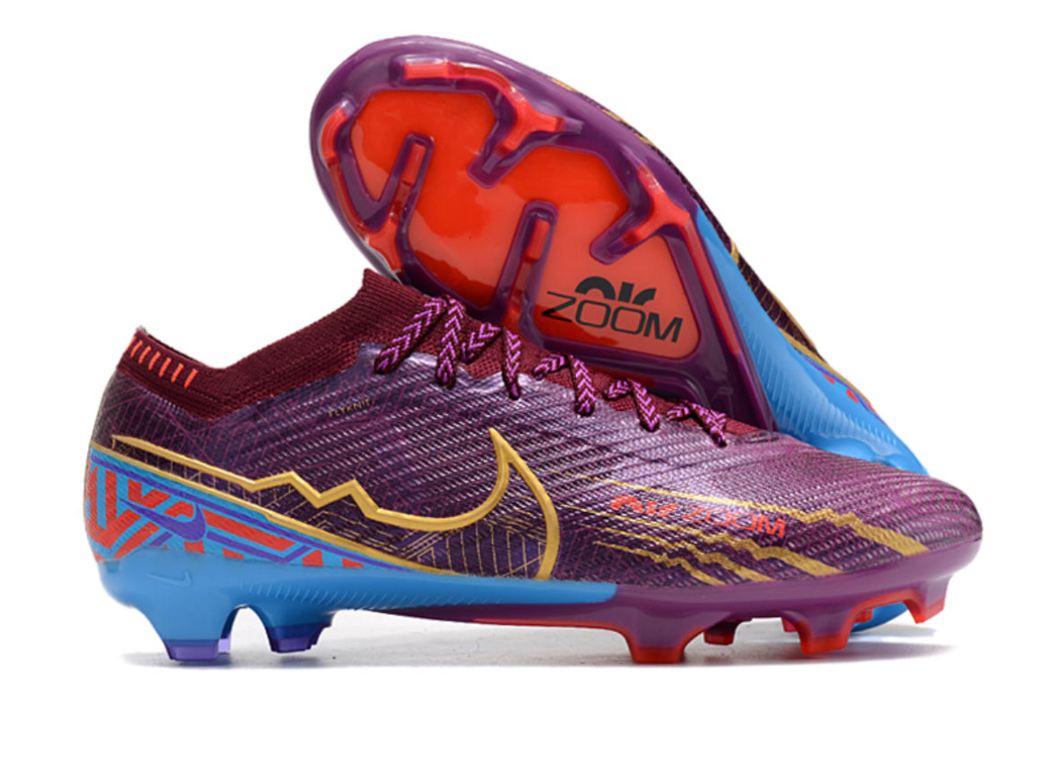 Crampon ‘Zoom Mercurial Vapor 15 Elite FG KM Foncé Betterave Mtlc Vivid Or’