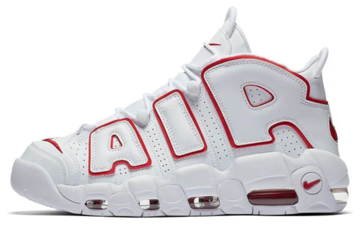 Nike Air More Uptempo 'White Varsity Red'