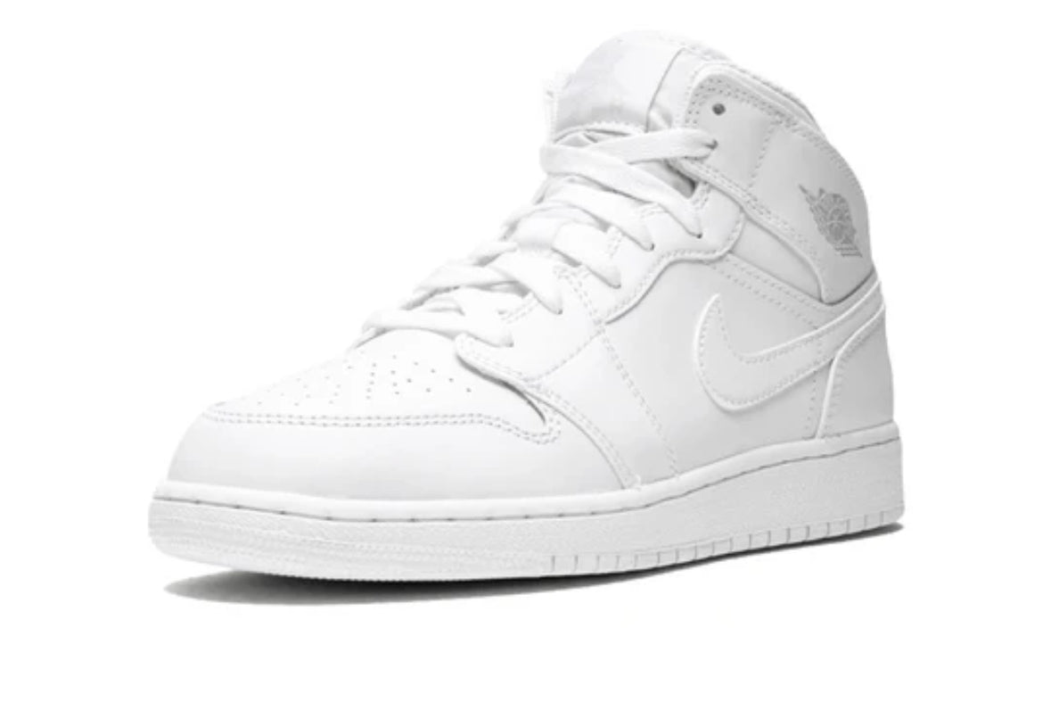 Air Jordan 1 Retro Mid 'Triple White'