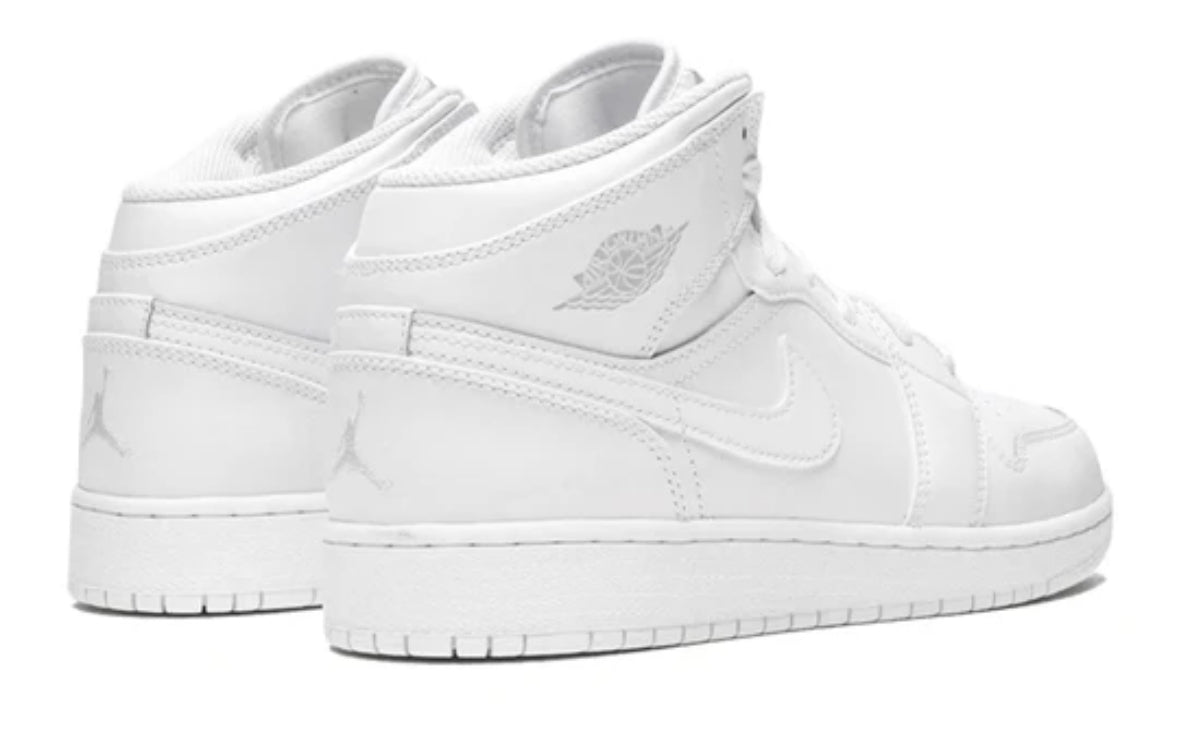 Air Jordan 1 Retro Mid 'Triple White'