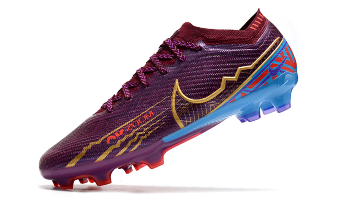Crampon ‘Zoom Mercurial Vapor 15 Elite FG KM Foncé Betterave Mtlc Vivid Or’