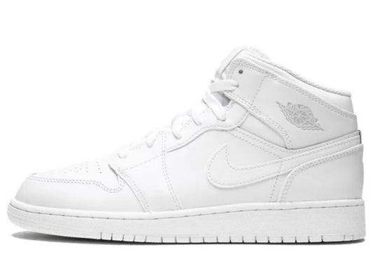Air Jordan 1 Retro Mid 'Triple White'