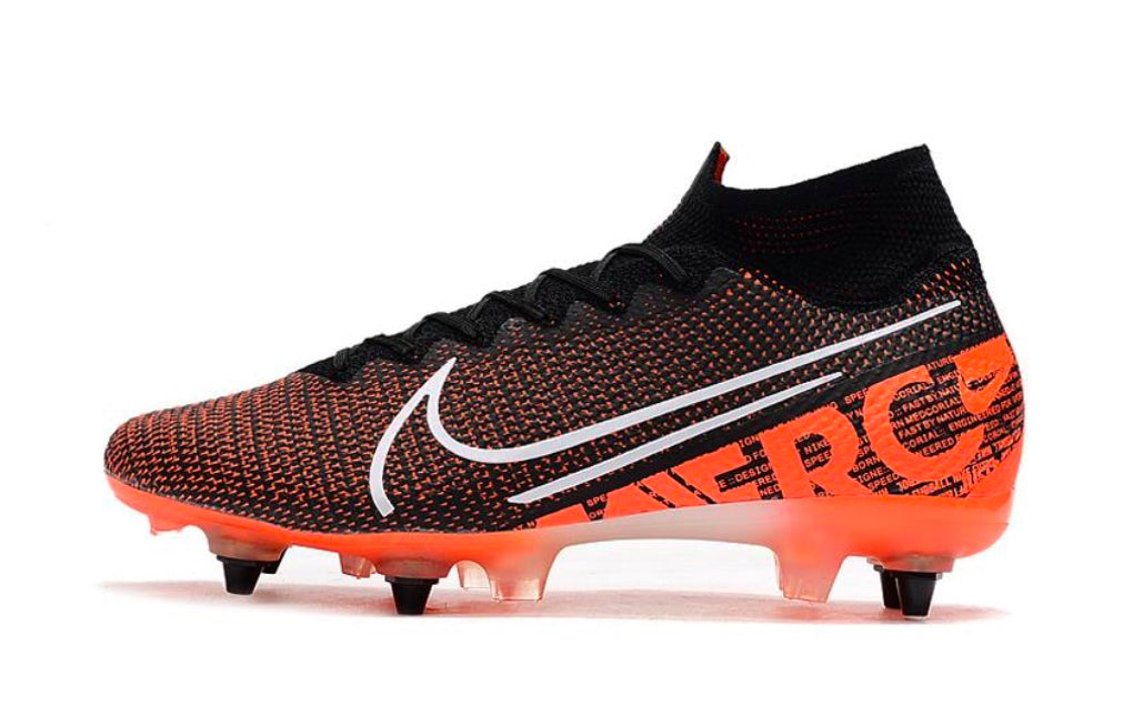 Crampon ‘Mercurial Superfly 7 Elite SG-Pro AC Noir Orange Blanc’