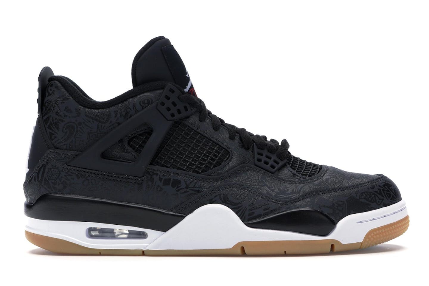 Air Jordan 4 ‘rétro Laser noir/gomme’