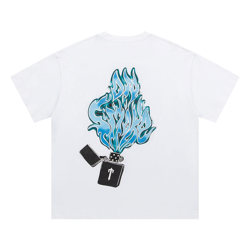 T-Shirt Smoke ‘Blue White Trapstar’