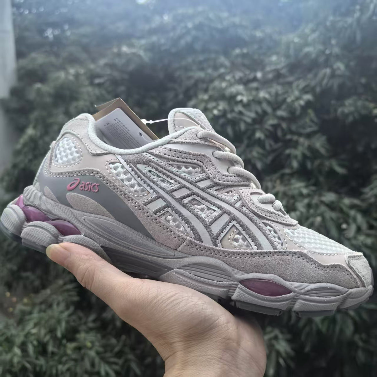 Asics Gel-Nyc Grey Pink Slow
