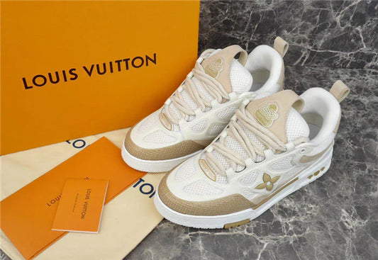 LV SKATE SNEAKER BEIGE BLANC