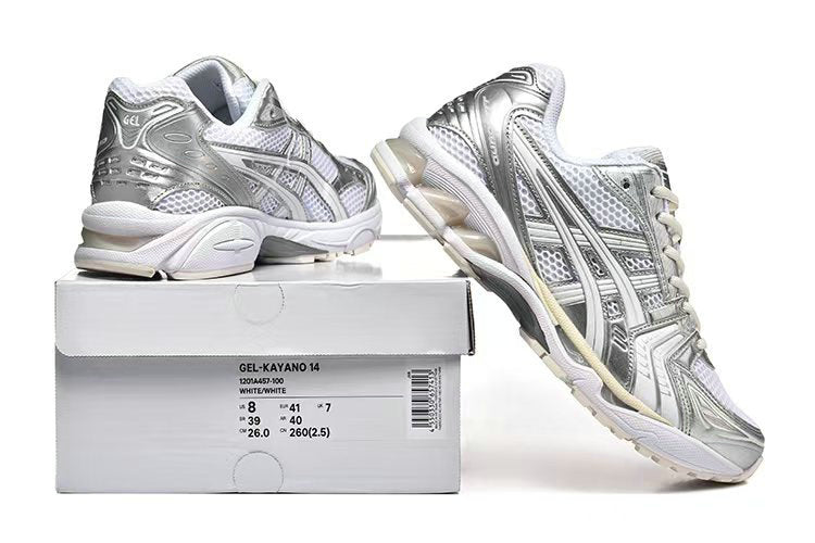 Asics Gel-Kayano 14 Silver White