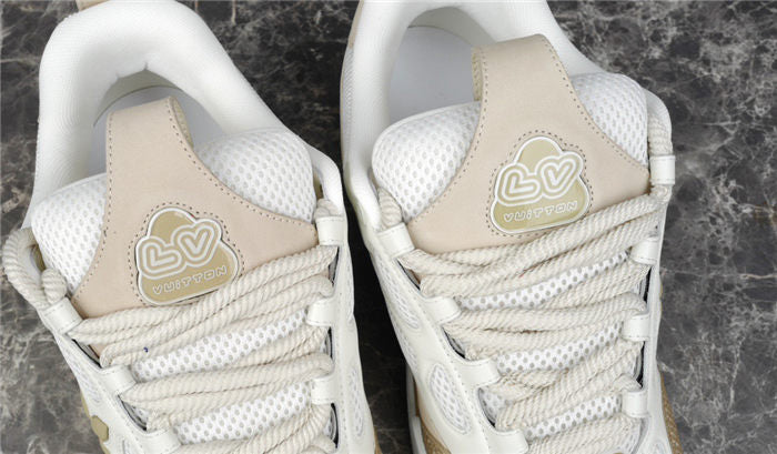 LV SKATE SNEAKER BEIGE BLANC